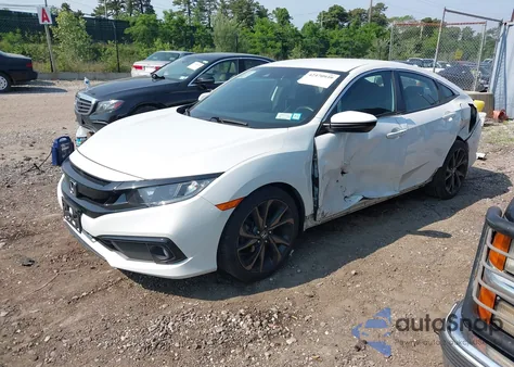 2019 Honda Civic Sport из США, поврежденный, VIN 2HGFC2F88KH592418